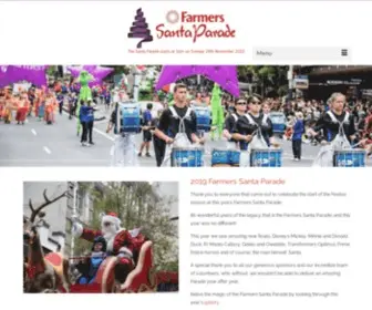 Santaparade.co.nz(Auckland Farmers Santa Parade) Screenshot