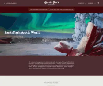 Santapark.com(SantaPark Arctic World Home) Screenshot