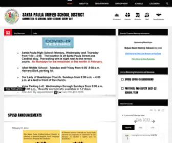 Santapaulaunified.org(Santa Paula Unified School District) Screenshot