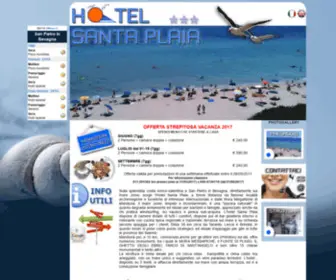 Santaplaia.com(Hotel Santa Plaia) Screenshot