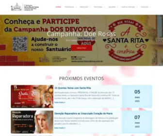 Santaritalondrina.com.br(Futuro Santuário Santa Rita se tornando realidade) Screenshot