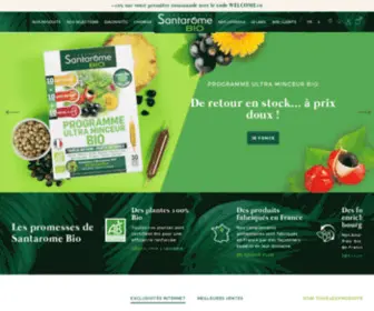 Santarome.fr(Santarome Bio) Screenshot
