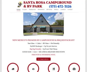 Santarosacampground.com(Santa Rosa Campground & RV Park) Screenshot