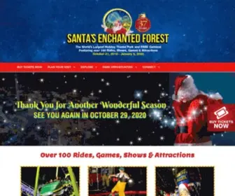 Santasenchantedforest.com(Santa’s Enchanted Forest) Screenshot