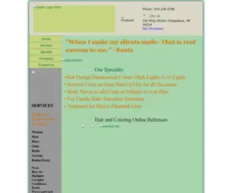 Santashairsalon.com(Santa's Salon) Screenshot