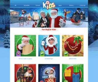 Santasnorthpole.com(Fun Stuff for Kids) Screenshot