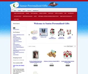 Santaspersonalizedgifts.com(Personalized Christmas Ornaments) Screenshot