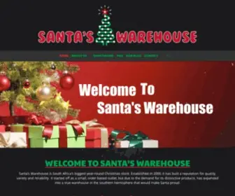 Santaswarehouse.co.za(Santa's Warehouse Pretoria) Screenshot