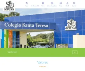 Santateresa.ed.cr(Colegio Santa Teresa) Screenshot