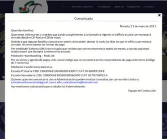Santateresitarosario.org(Parroquia) Screenshot