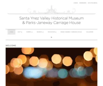 Santaynezmuseum.org(The Santa Ynez Valley Historical Museum & Parks) Screenshot