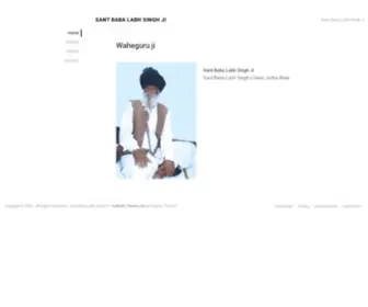 SantbabalabhsinghJi.com(Sant Baba Labh Singh Ji) Screenshot