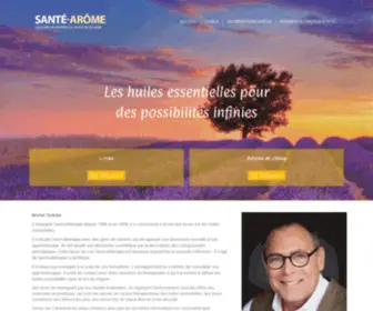 Sante-Arome.com(Santé) Screenshot