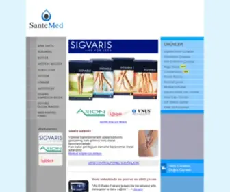 Sante-Med.com(Sigvaris Varis Çorabı) Screenshot