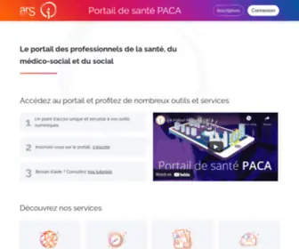 Sante-Paca.fr(Portail) Screenshot