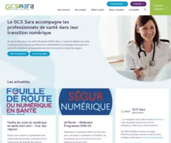 Sante-RA.fr(GCS SARA) Screenshot
