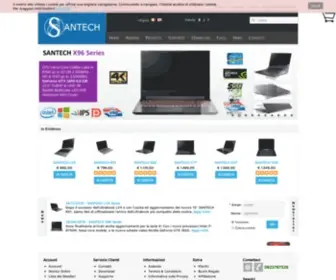 Santech.eu(SANTECH Notebook) Screenshot