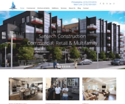 Santechconstruction.com(Santech Construction Corp) Screenshot
