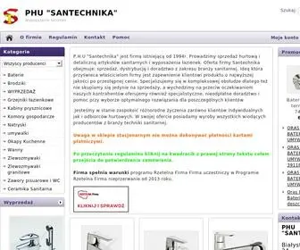 Santechnika.pl(Sklep internetowy SANTECHNIKA) Screenshot