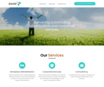 Santecorporation.com(Sante) Screenshot