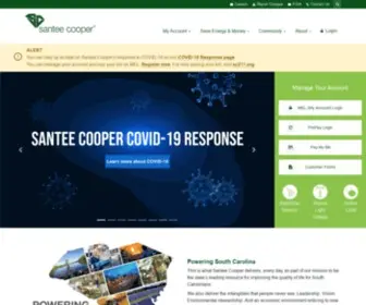 Santeecooper.com(Visit our site today to see how Santee Cooper) Screenshot