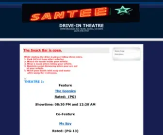 Santeedriveintheatre.com(Santeedriveintheatre) Screenshot