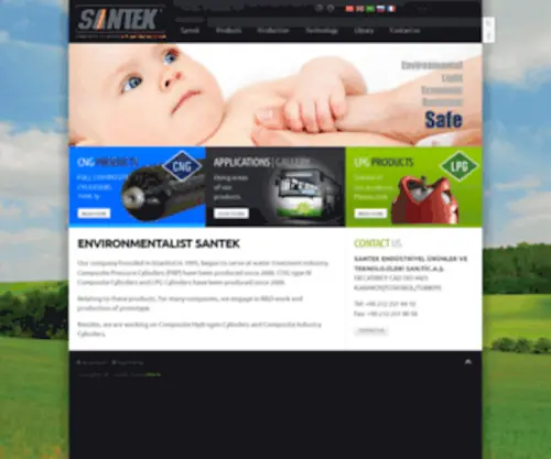 Santekcng.com(SANTEK CNG) Screenshot
