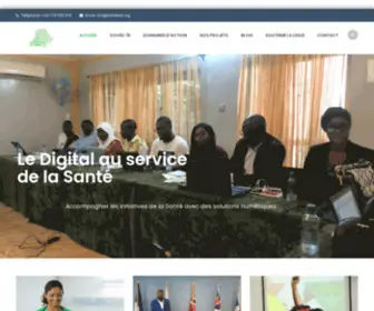 Santelab.org(Ligue Africaine des Blogueurs en Santé) Screenshot