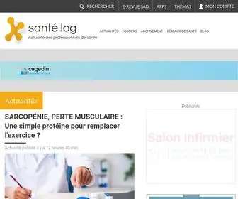 Santelog.com(Actualité des professionnels de santé) Screenshot