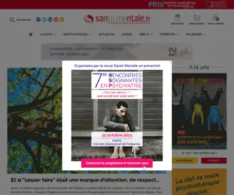 Santementale.fr(Santé Mentale) Screenshot