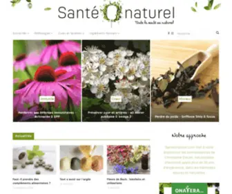 Santeonaturel.com(Des méthodes douces et naturelles pour votre santé) Screenshot