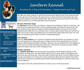 Santera-Kennel.com(Santera Kennel) Screenshot