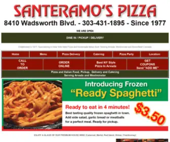 Santeramospizza.com(Santeramo's Pizza) Screenshot