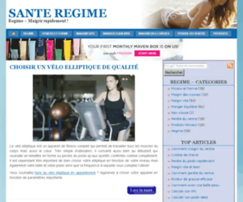 Santeregime.com(Santeregime) Screenshot