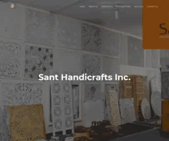 Santhandicrafts.com(Sant Handicrafts Inc) Screenshot