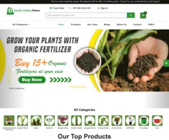 Santhionlineplants.com(Online Plants) Screenshot