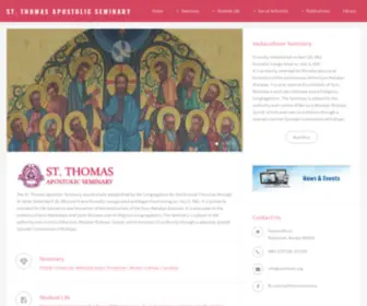 Santhom.org(Thomas Apostolic Seminary) Screenshot