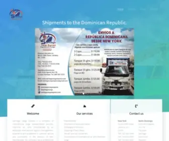 Santiagocargoexpress.com(Santiago Cargo Express SRL) Screenshot