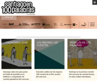 Santiagoen100Palabras.cl(Santiago en 100 Palabras) Screenshot