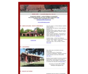 Santiagonovillo.com.ar(Alquiler temporario de Casas de Campo en Cordoba Argentina) Screenshot