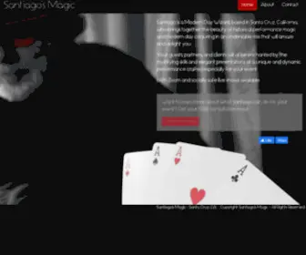 Santiagosmagic.com(Santiago's Magic) Screenshot