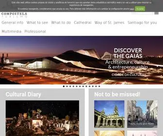 Santiagoturismo.com(Web oficial de turismo de Santiago de Compostela) Screenshot