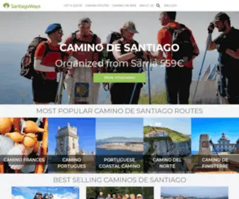 Santiagoways.com(Santiago Ways) Screenshot