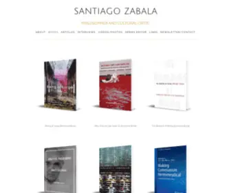 Santiagozabala.com(Santiago zabala) Screenshot