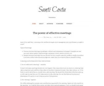 Santicosta.com(Santi Costa) Screenshot