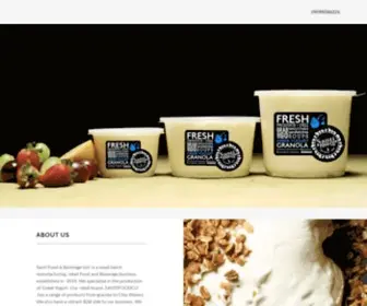 Santifoodco.com(Greek Yogurt) Screenshot