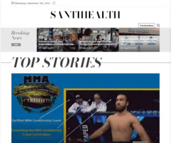 Santihealth.com(SantiHealth) Screenshot