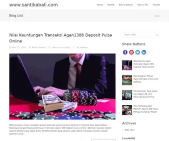 Santikabali.com(Santika) Screenshot