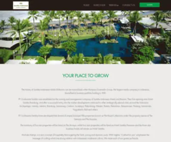 Santikajobs.com(Santika indonesia hotels and resorts) Screenshot