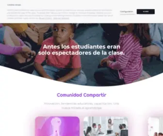 Santillanacompartir.com.mx(Santillana.Compartir México es la solución educativa integral que inc) Screenshot